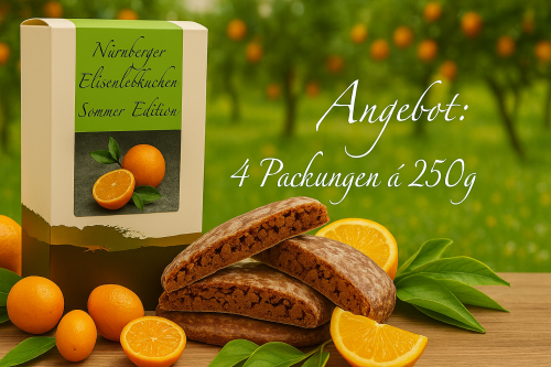 1000g Nuremberg Summer Elisenlebkuchen – Special Offer