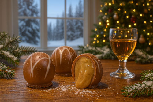 Winterlikör Trüffelpraline